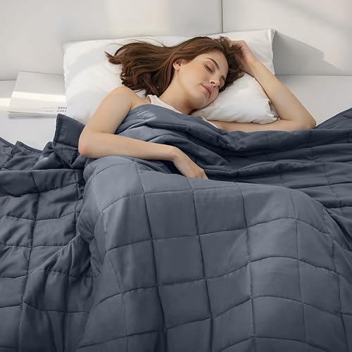 Weighted Idea Weighted Blanket for Adults (Dark Grey,48