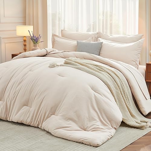 MUXHOMO 7 Pieces Queen Comforter Set, Soft Bed in a Bag Queen Size, Al — Side-by-side comparison of top picks in this category