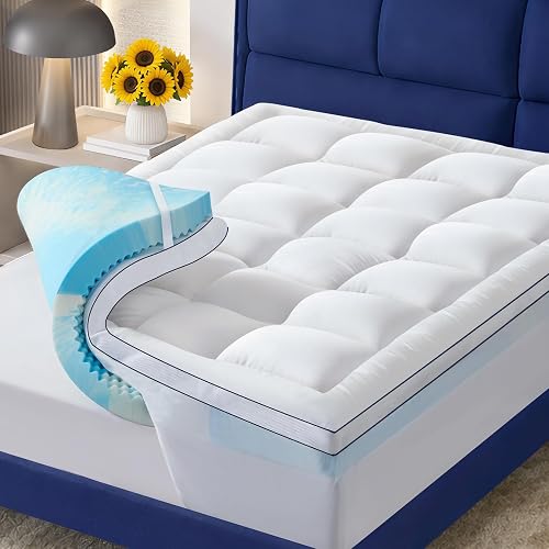 NicePlus Dual Layer 4 Inch Memory Foam Mattress Topper Queen, 2 Inch C — Side-by-side comparison of top picks in this category