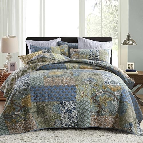 Secgo Queen Comforter Set for Bed - 100% Cotton Quilts Queen Size, Gre — Real-world performance testing in action