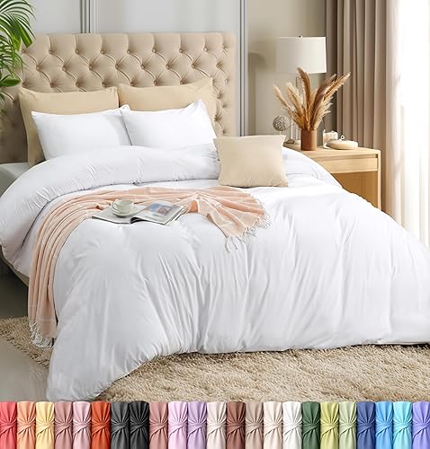 Utopia Bedding Duvet Cover Set with Pillowcases - 1 Duvet Cover with 2 — Build quality and design details up close