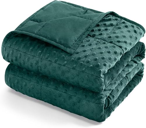Kivik Cooling Weighted Blanket for Adults, 15 lbs Breathable Minky Dot — Our recommended configuration for best results