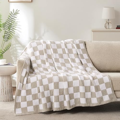 Cozzenity Checkered Throw Blanket, Taupe Soft Cozy Fluffy Knitted Thro — Final verdict and top picks lineup